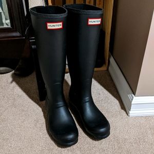 Hunter Boots Matte Black